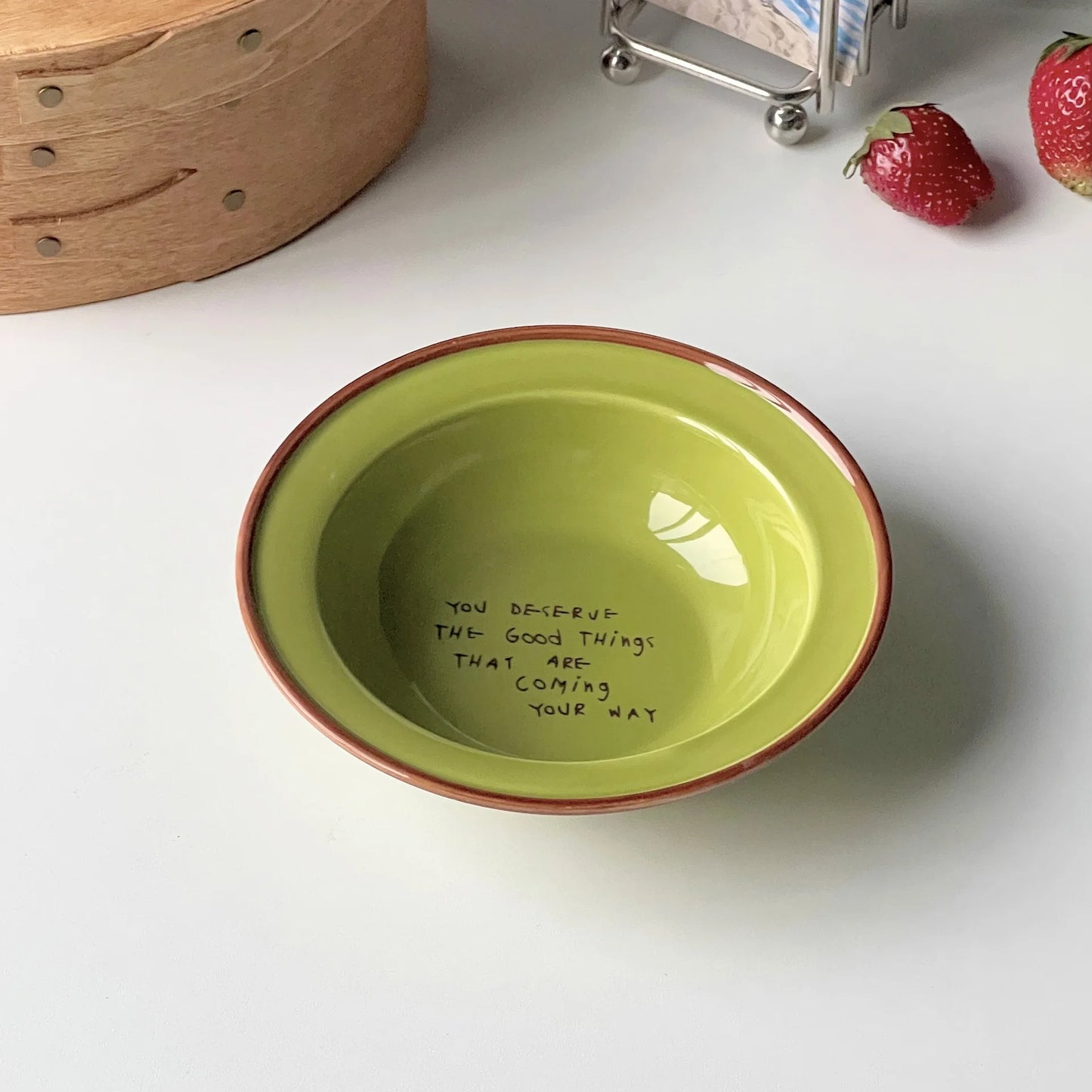 Stylish Ceramic Yogurt & Oats Bowl