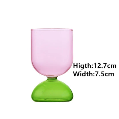 "Everyday Elegance: Colored Glass & Water Kettle" 　