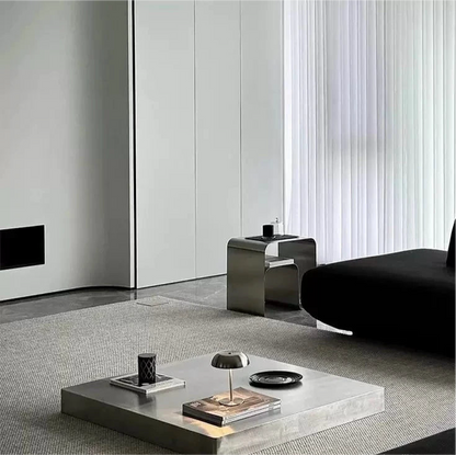 Bedside Elegance in Stainless Form