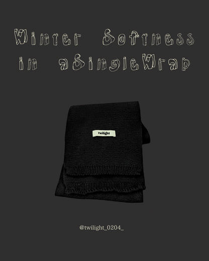 “Winter Softness in a Single Wrap”