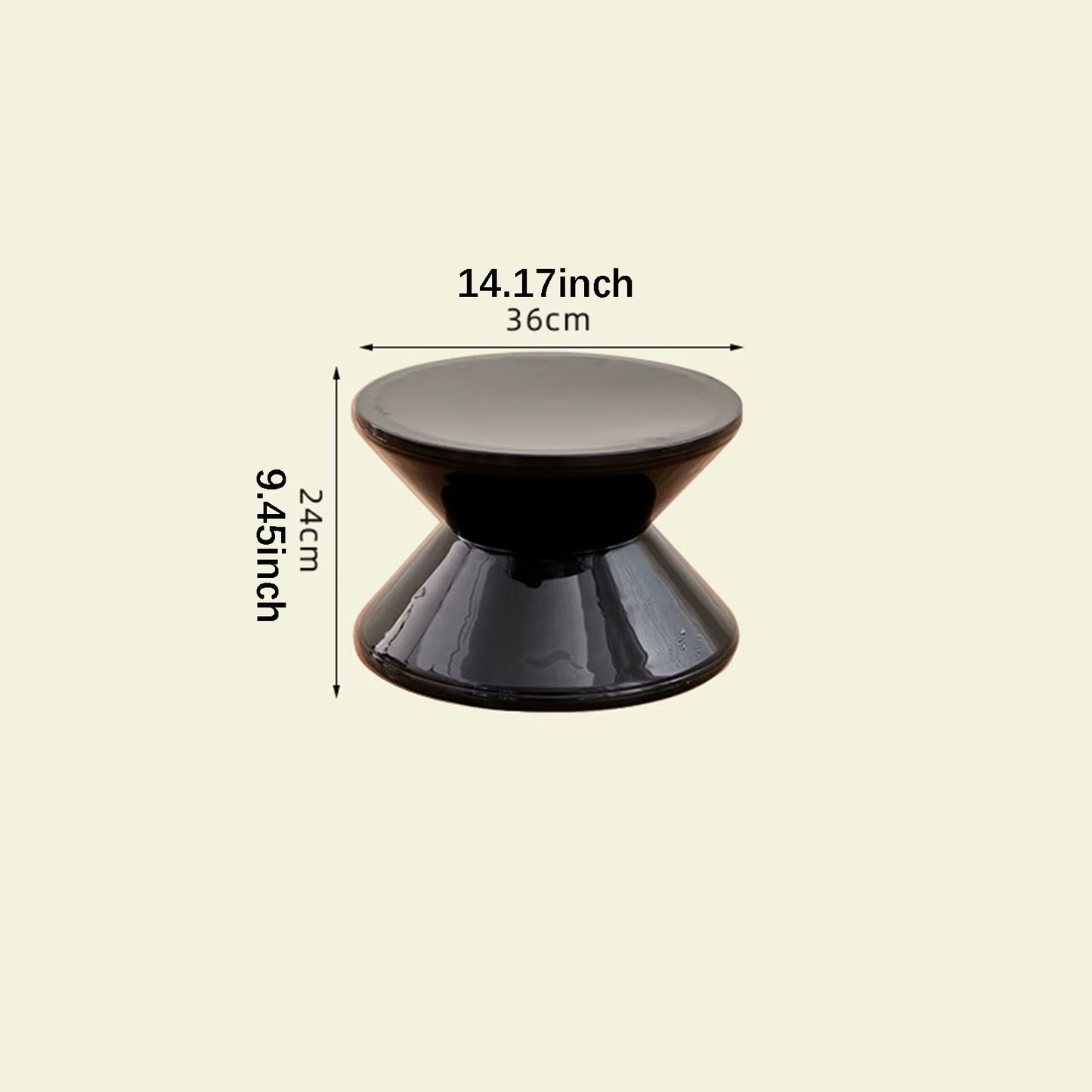 “Nordic Hourglass Stool – Small, Smart, Stylish” 