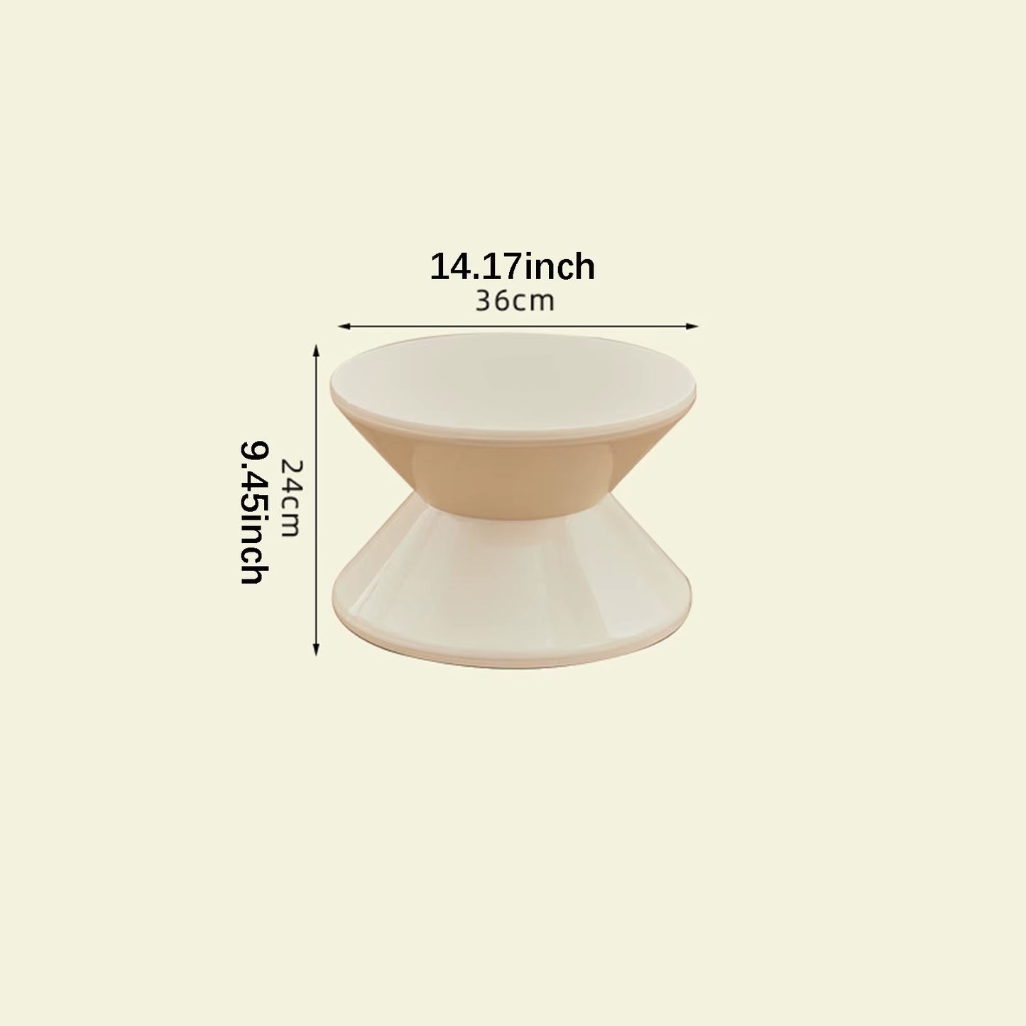 “Nordic Hourglass Stool – Small, Smart, Stylish” 