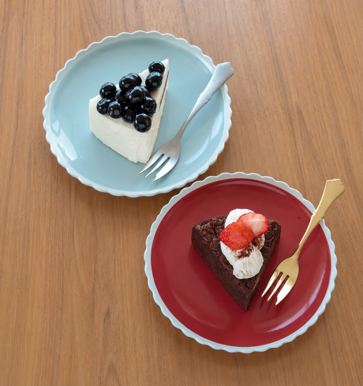 Krone Plate / RED・BLUE GRAY