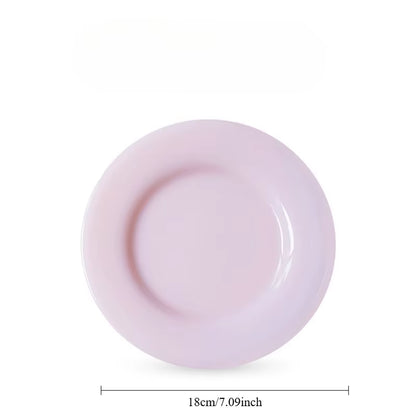Colorful Moments with Milk Jade Plate