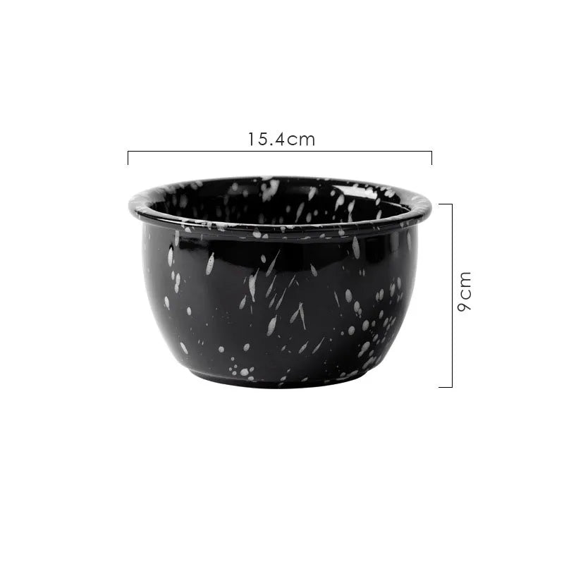 Modern Ceramic Plate Set Creative Splashing Ink Decor Breakfast Bread Plates Afternoon Tea Desktop Dessert Dish Kitchen Cutlery