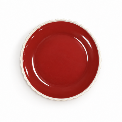 Krone Plate / RED・BLUE GRAY