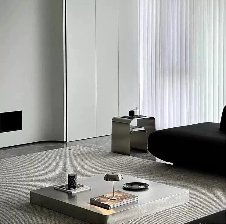 Bedside Elegance in Stainless Form