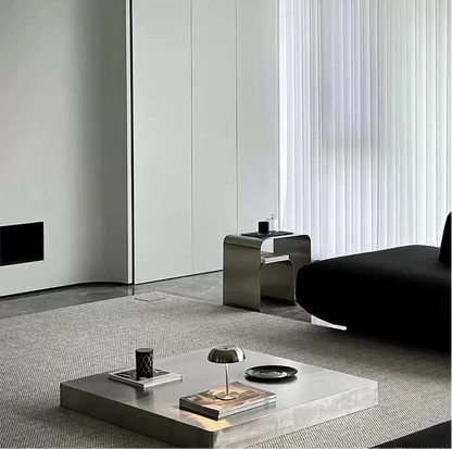 Bedside Elegance in Stainless Form