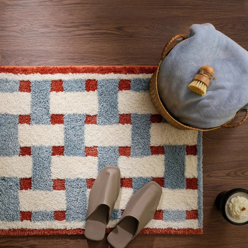 Cozy Vintage Style Bath Carpet