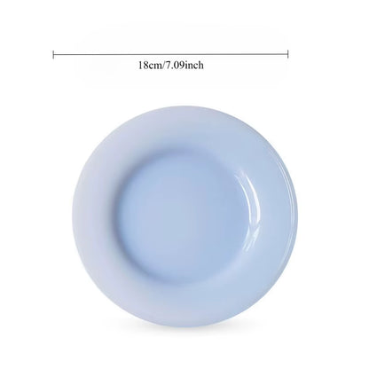 Colorful Moments with Milk Jade Plate
