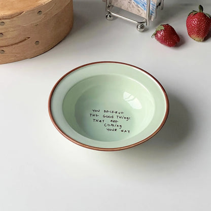 Stylish Ceramic Yogurt & Oats Bowl