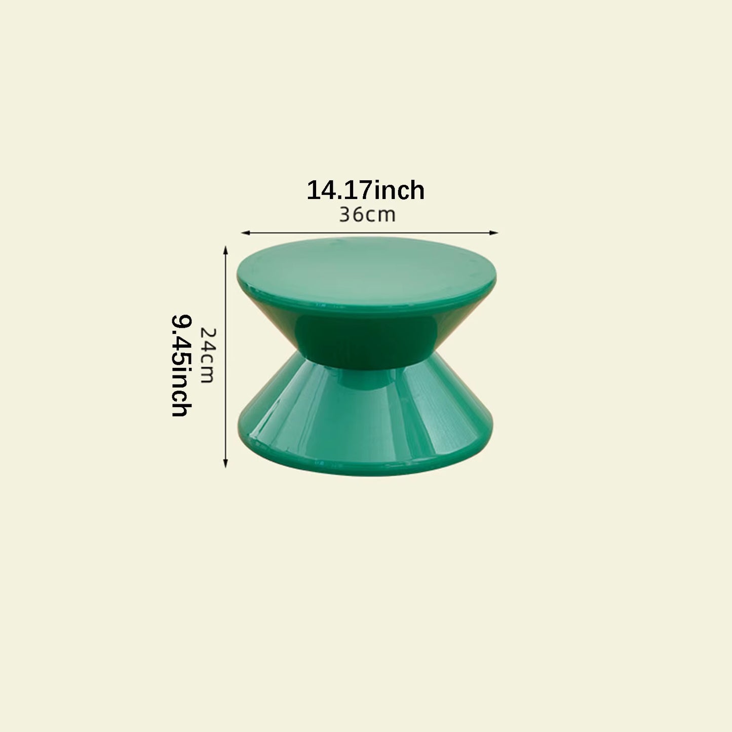 “Nordic Hourglass Stool – Small, Smart, Stylish” 