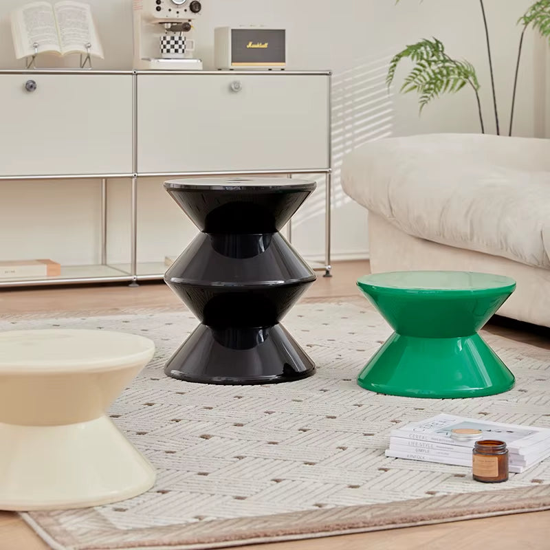 “Nordic Hourglass Stool – Small, Smart, Stylish” 