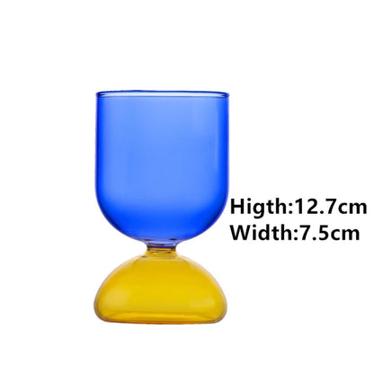 "Everyday Elegance: Colored Glass & Water Kettle" 　