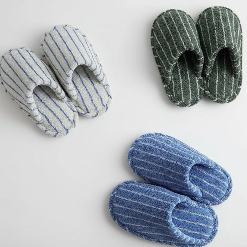Cozy Cotton Home Slippers for Two