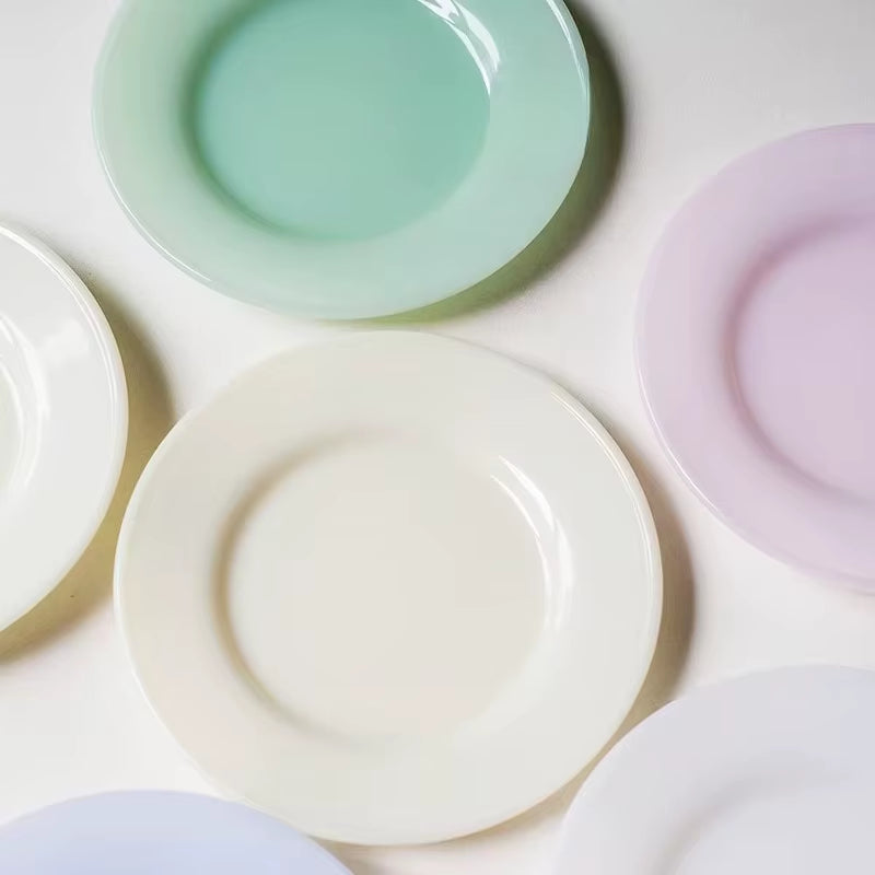Colorful Moments with Milk Jade Plate
