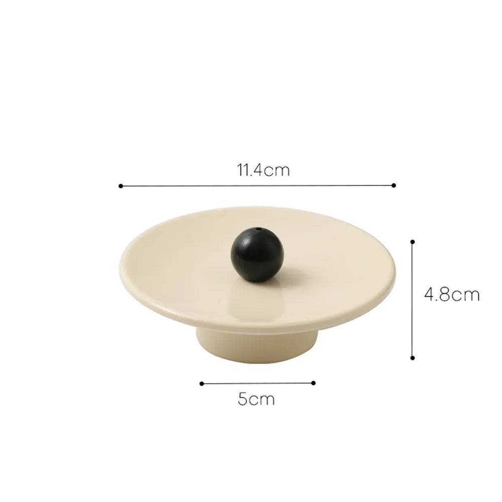 1PC Resin Incense Burner Stick Holder Line Incense Plate Sandalwood Coil Base Temples Yoga Studios Home Decoration