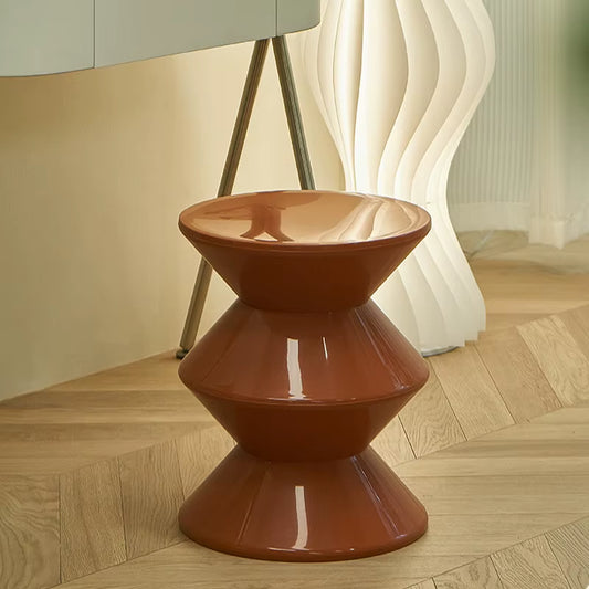 “Nordic Hourglass Stool – Small, Smart, Stylish” 