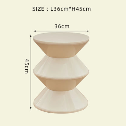 “Nordic Hourglass Stool – Small, Smart, Stylish” 
