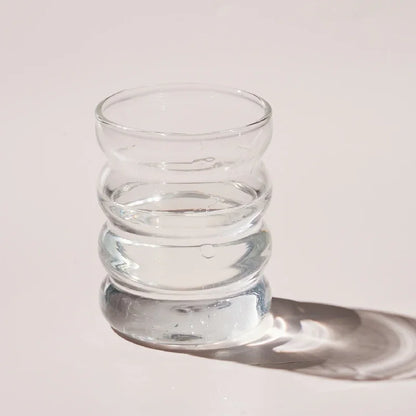Creative Glass Cup Heat-Resistant Tumbler Drinkware Tea Juice Milk Coffee Mug Home Water Glasses Ripple Mug 250Ml