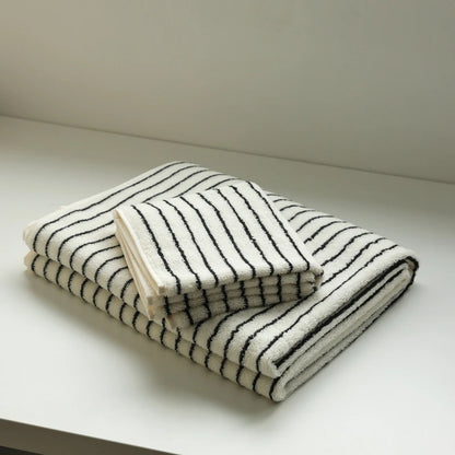 New Pure Cotton Classic Fashion Striped Combed Cotton Towel Bathroom Skin-Friendly Absorbent Bath Towel Towel