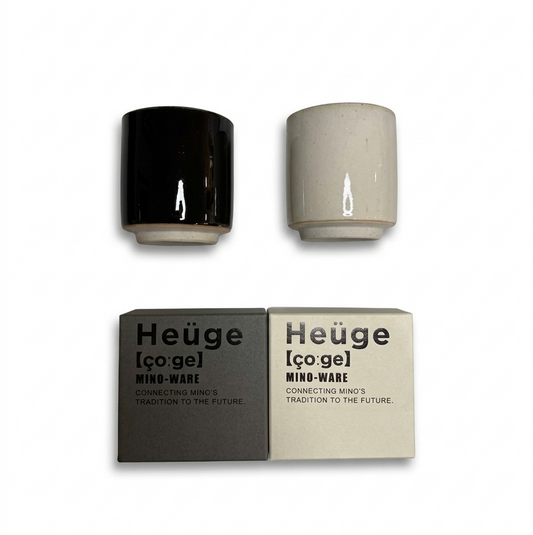 Heuge 湯呑み/ WHITE・BLACK