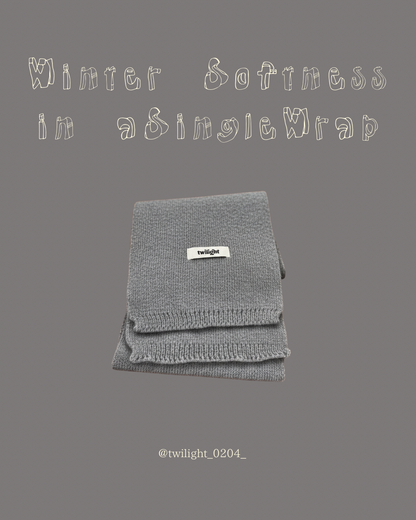 “Winter Softness in a Single Wrap”