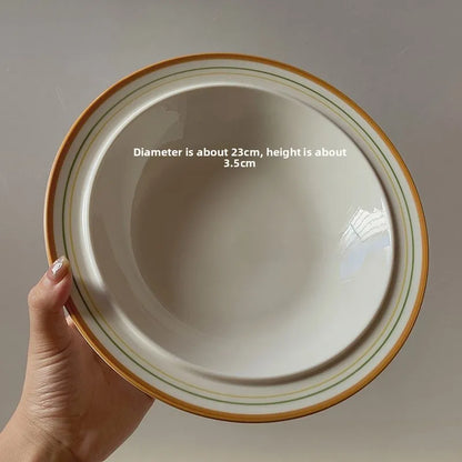Italian Oil-Painting Style Deep Plate