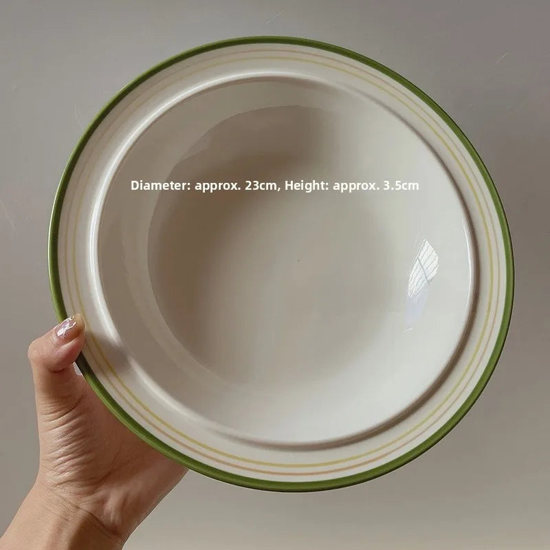 Italian Oil-Painting Style Deep Plate