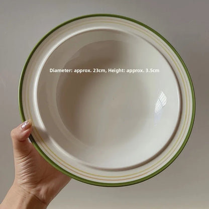 Italian Oil-Painting Style Deep Plate