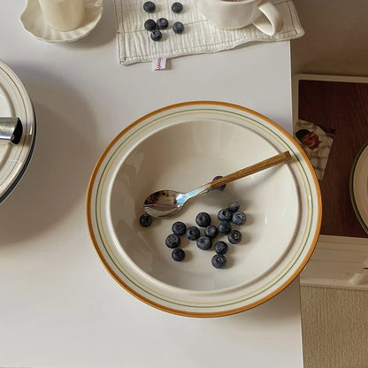 Italian Oil-Painting Style Deep Plate