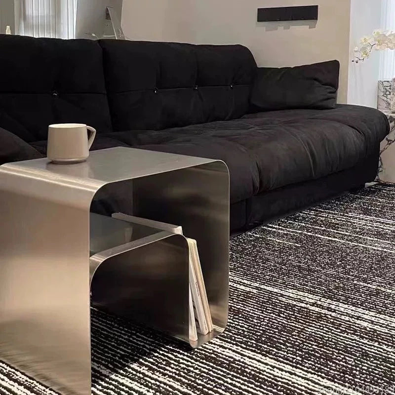 Bedside Elegance in Stainless Form