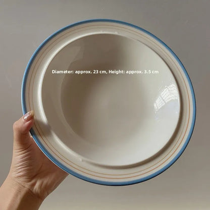 Italian Oil-Painting Style Deep Plate
