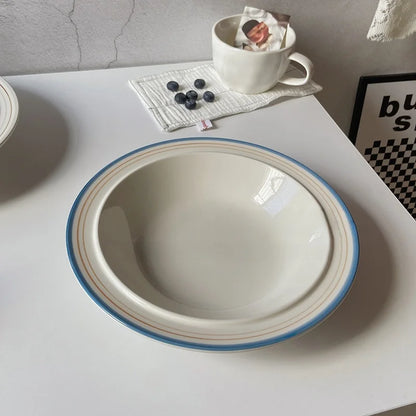 Italian Oil-Painting Style Deep Plate