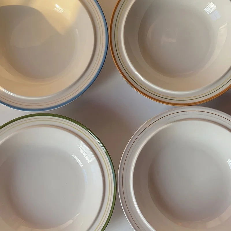 Italian Oil-Painting Style Deep Plate