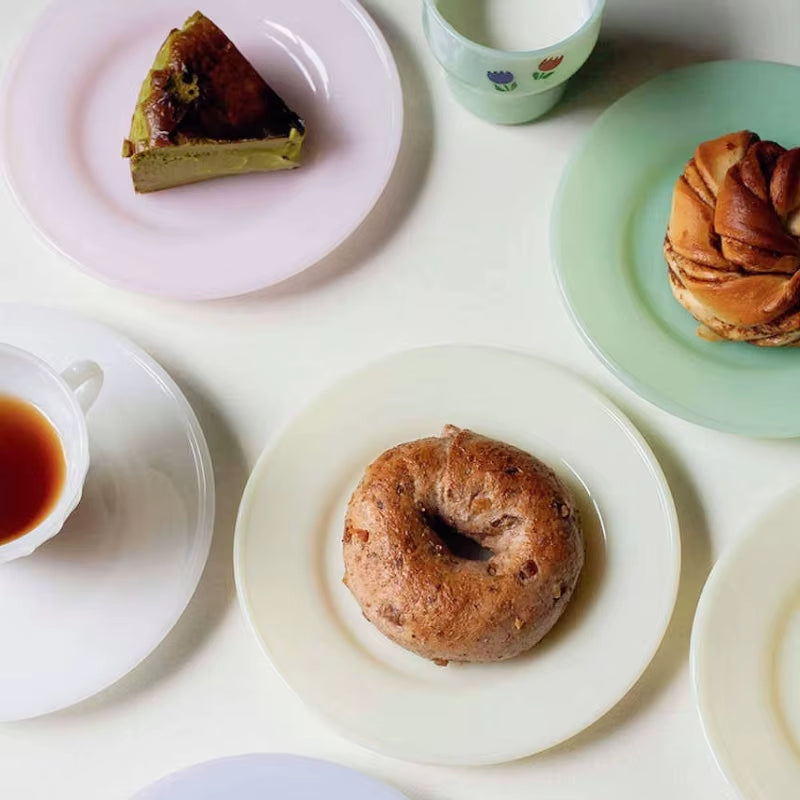 Colorful Moments with Milk Jade Plate