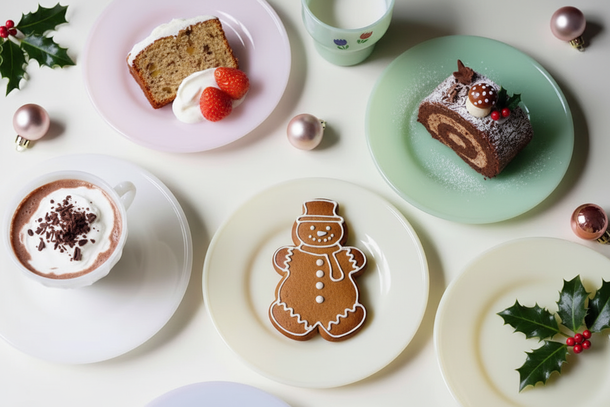 Colorful Moments with Milk Jade Plate