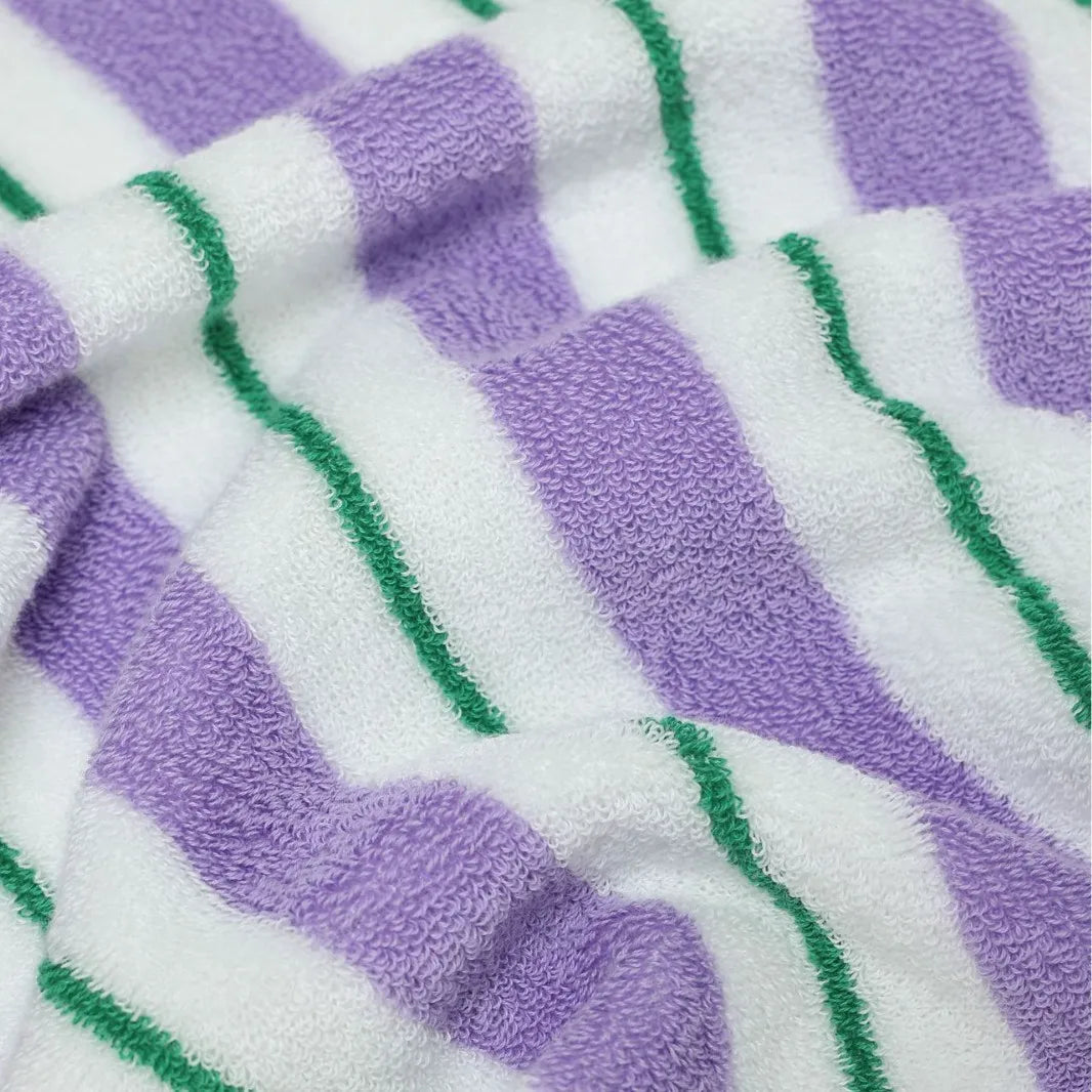 Striped Geometric Cotton Towels Soft Face Towel Long-Staple Cotton Absorbent Bath Towel Household Hotel Towels