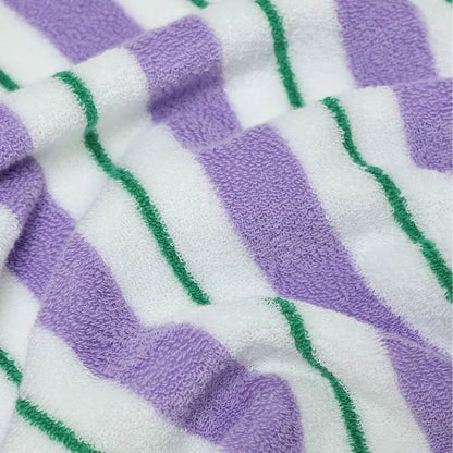 Striped Geometric Cotton Towels Soft Face Towel Long-Staple Cotton Absorbent Bath Towel Household Hotel Towels
