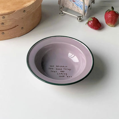 Stylish Ceramic Yogurt & Oats Bowl