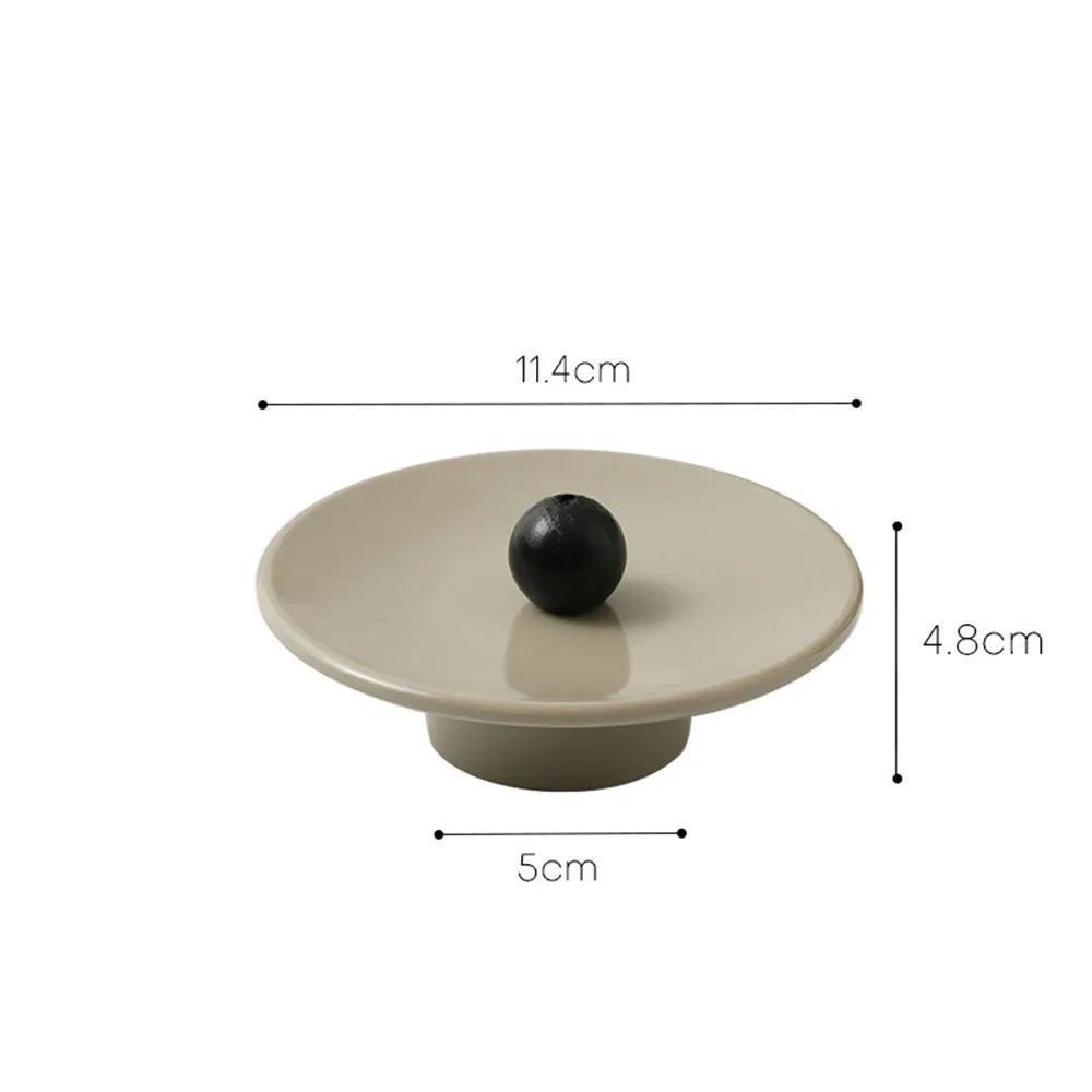 1PC Resin Incense Burner Stick Holder Line Incense Plate Sandalwood Coil Base Temples Yoga Studios Home Decoration