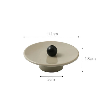 1PC Resin Incense Burner Stick Holder Line Incense Plate Sandalwood Coil Base Temples Yoga Studios Home Decoration