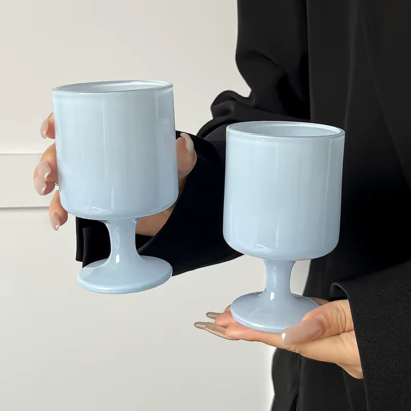 Ins Blue Crystal Glass – Cool & Chic