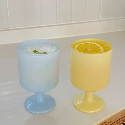 Ins Blue Crystal Glass – Cool & Chic