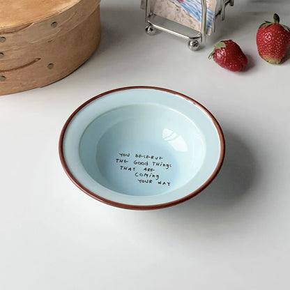 Stylish Ceramic Yogurt & Oats Bowl