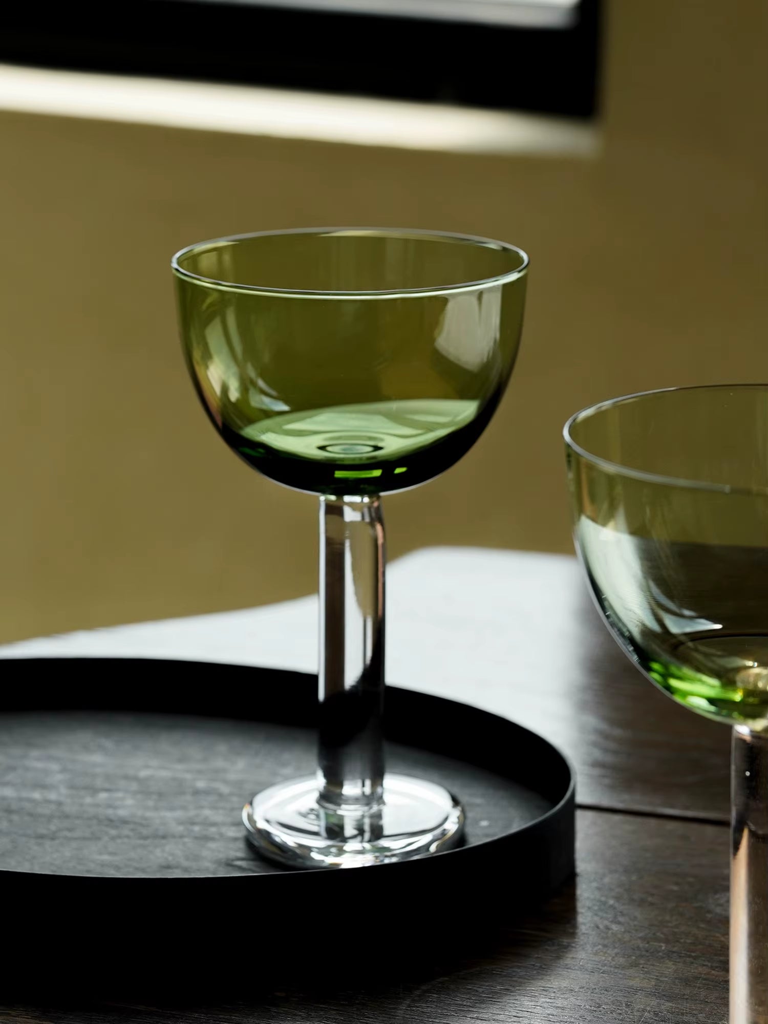 “A Toast in Soft Green” 