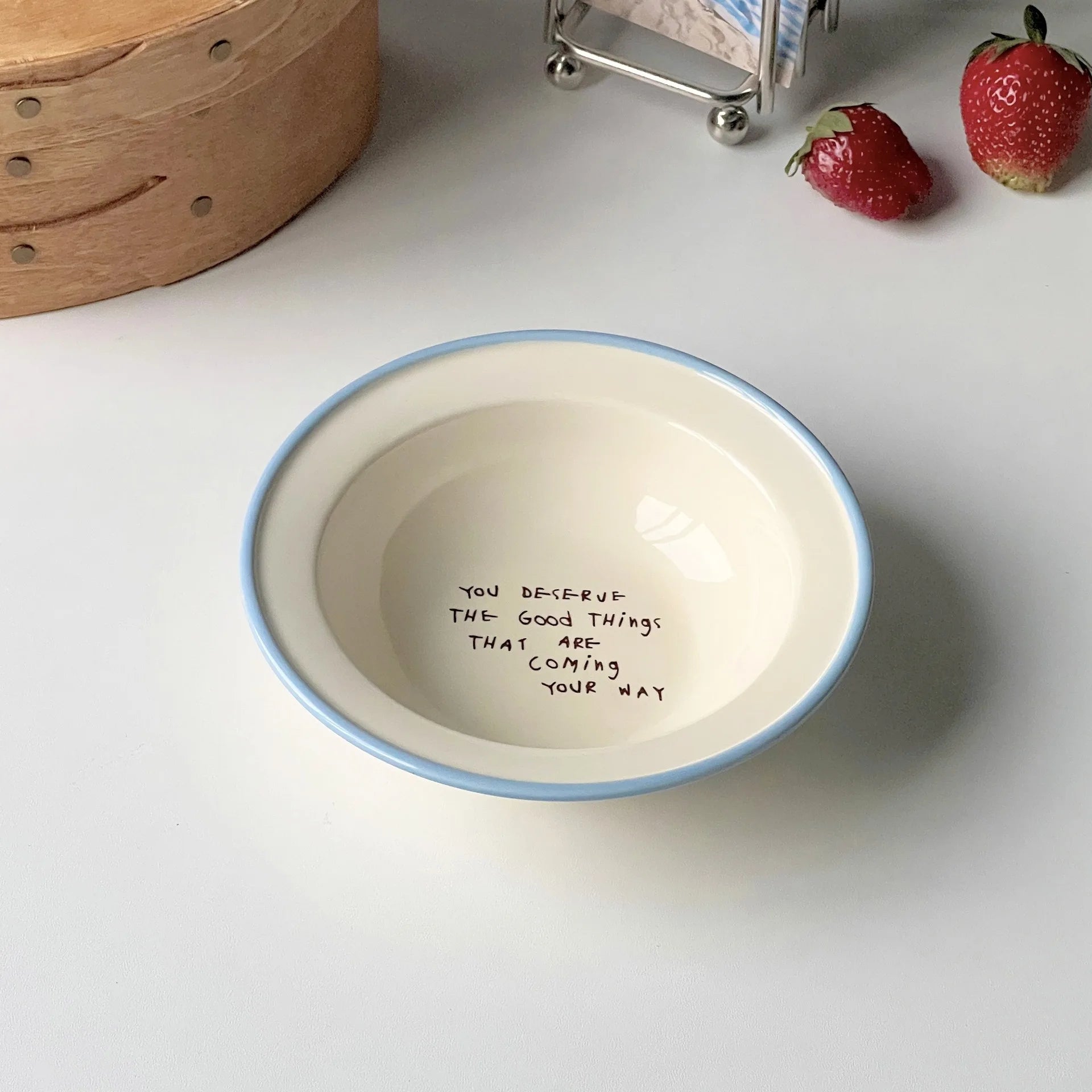 Stylish Ceramic Yogurt & Oats Bowl